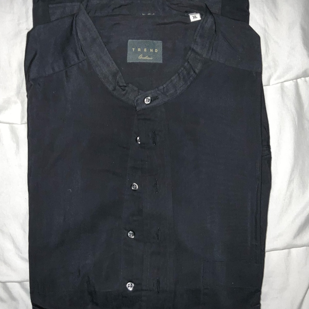 Corneliani trend, made in Italy beautiful shirt, cotton and viscose blend size X